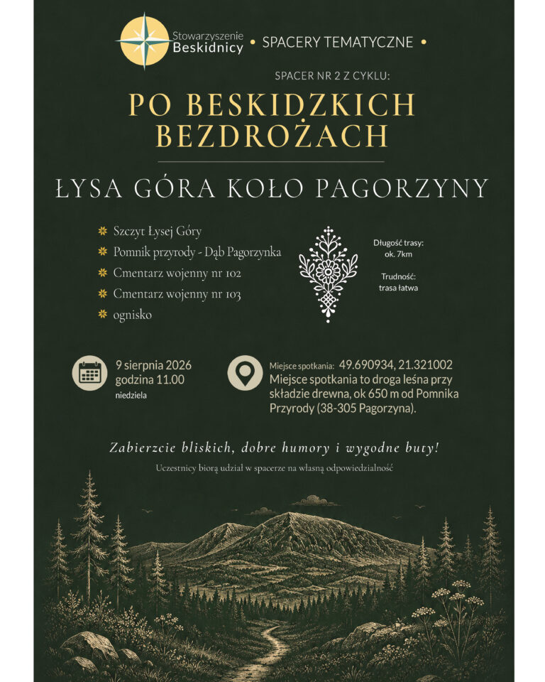 Spacer nr 2 z cyklu: Po Beskidzkich Bezdrożach